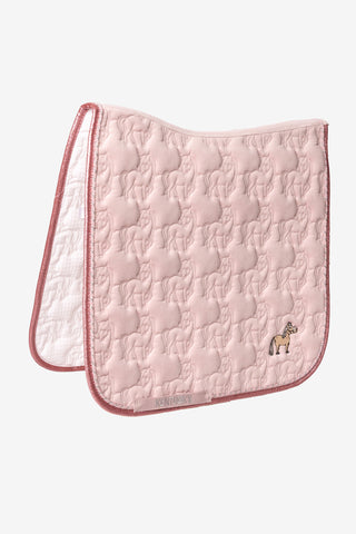 Tapis de dressage Licorne Paillettes Rose clair