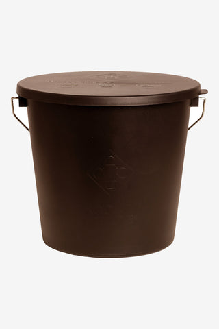 Eimer mit Deckel 5L Braun