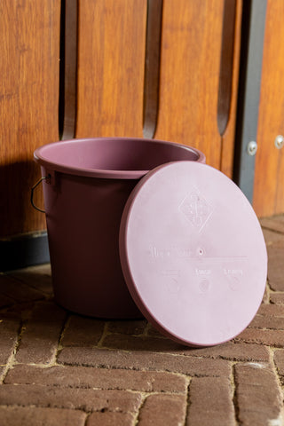 Spand med låg 5L Old Rose