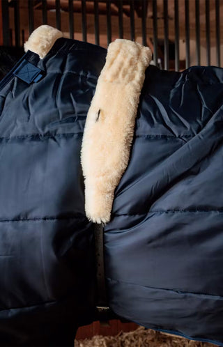 Kentucky Nylon Girth Sheepskin Black