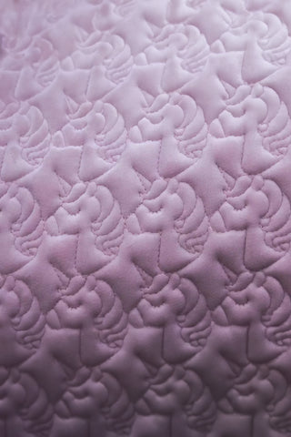 Tapis de selle poney Licorne Paillettes Rose clair