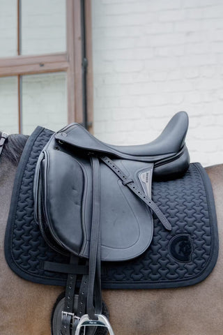 3D Logo Saddle Pad Black