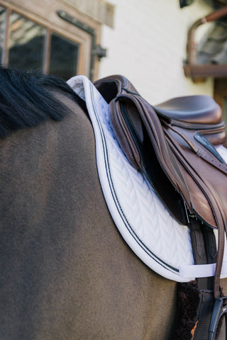 Kentucky Zadeldek Metal Chain Wit