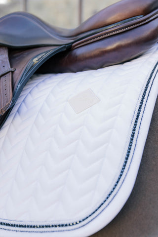 Kentucky Zadeldek Metal Chain Wit