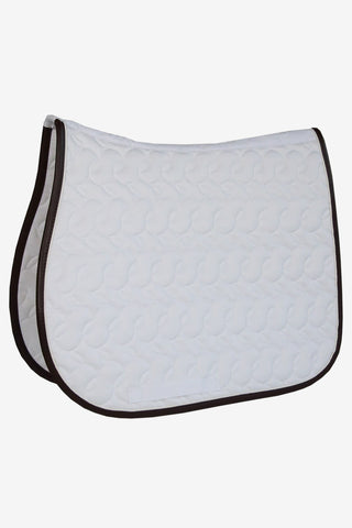 No Logo Saddle Pad White/White/Brown