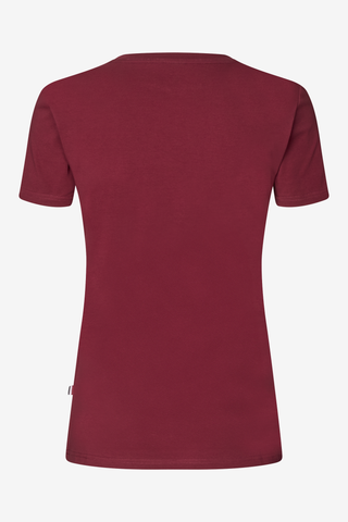 Classic T-shirt Damen Burgundy