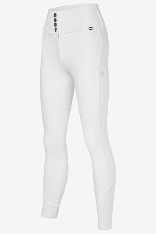 Ridebukser KLKhloe X Høj Talje Full Grip Hvid