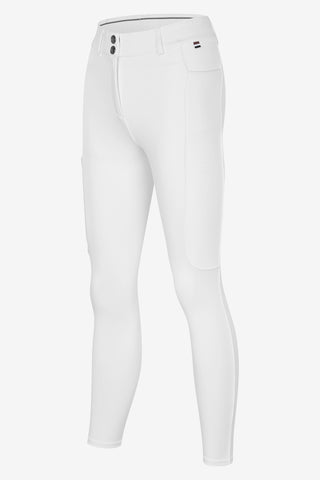 KLKornelia Ridbyxor H Knä Grip Vit