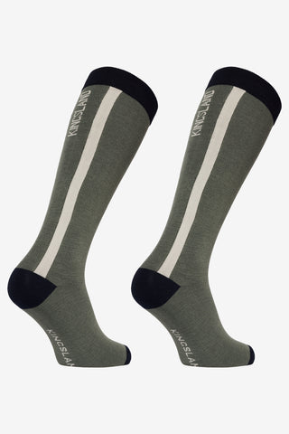 Kingsland KLLaura Riding Socks Coolmax 2-pack Green Agave