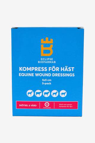 Compress for Horse 5x5cm 5-pack