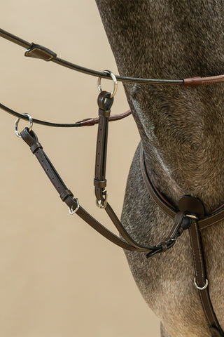 Korte martingaal voor borsttuig Working Collection bruin