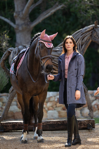 Grace Langer Regenmantel Dusk Blue