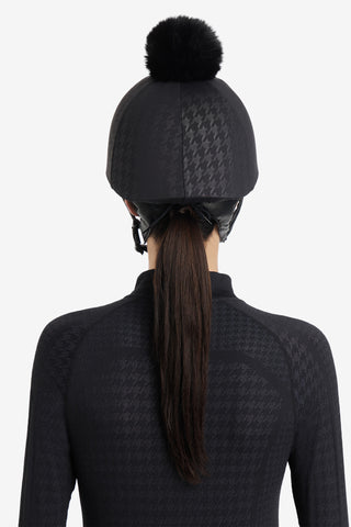 Couvre-casque Pied-de-poule Noir