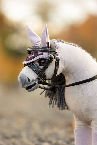 Bonnet pour cheval jouet Lilas
