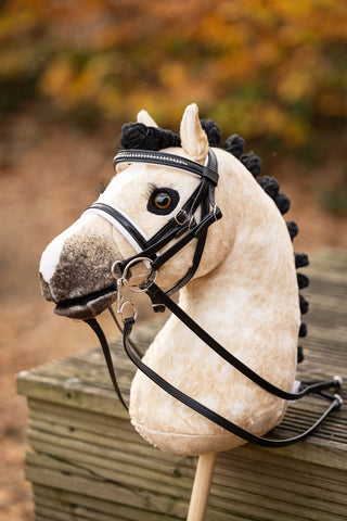 Toy Horse Double Bridle Black