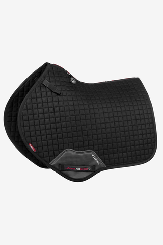 Suede spring zadeldek zwart