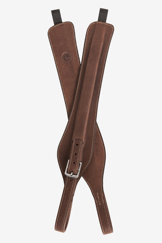 Eccelente Stijgbeugelriemen Mono Wide Cognac