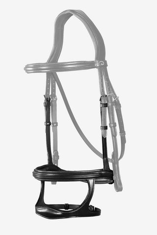 Double Noseband New English Black