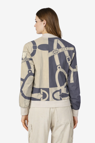 Frühlingsjacke New Orleans Wolle/Grau