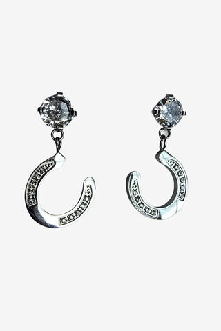 Øreringe Hestesko Sølv