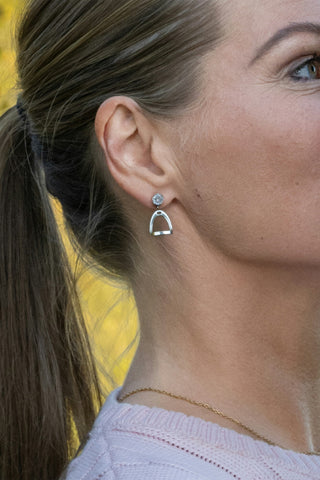 Earrings Stirrups Silver