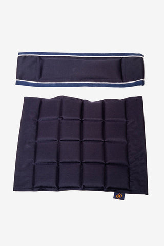 Back and Seat Cushion Navy/Silver