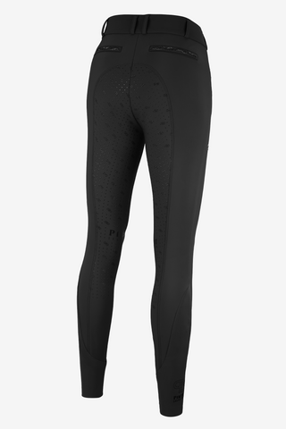 Reithose Ceelina SD Hohe Taille Vollbesatz Winter Schwarz