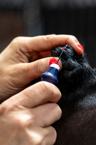 Fletningsopløser Mørkeblå