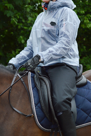 Transparente Regenjacke