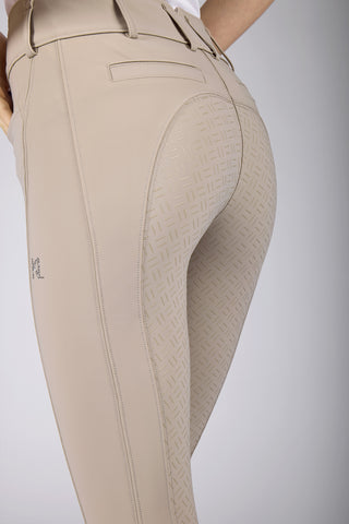 Reithose KLKira H Full Grip Beige