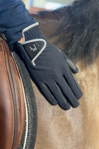 Samorin Gants d'équitation Noir