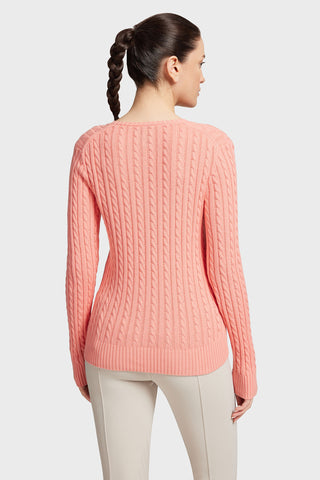 Lisa Twisted Sweater SS24 Lyserød
