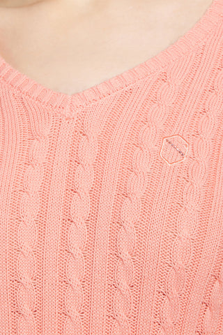 Lisa Twisted Sweater SS24 Lyserød