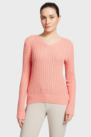 Lisa Twisted Sweater SS24 Lyserød