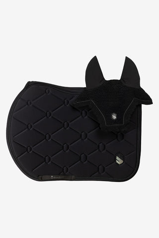 Jumping Saddle Pad Spineshield Swarovski Black