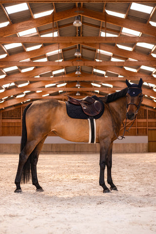 Jumping Saddle Pad Spineshield Swarovski Black