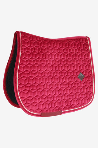 Velvet zadeldek Pony Old Rose