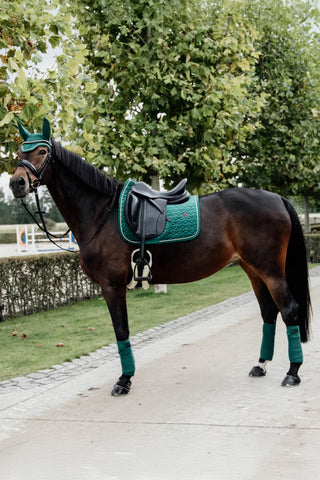 Velvet Saddle Pad Dark Green