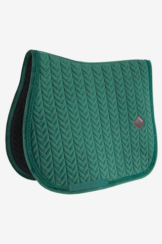 Tapis de selle Velvet Pearls Pine Green
