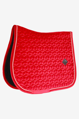 Velvet zadeldek Rood