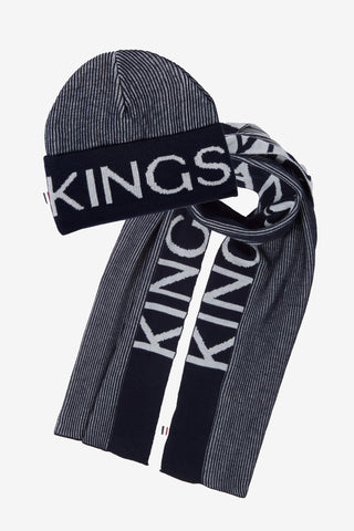 Set KLMarion Beanie + Scarf Navy