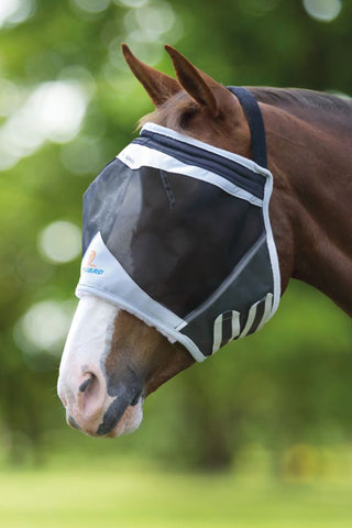 Vliegenmasker zonder oren Jet Black