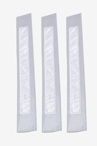 Teugelreflector 3-pack Zilver