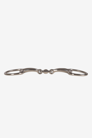 Eggbutt Bit Double Jointed Stainless Steel 14mm