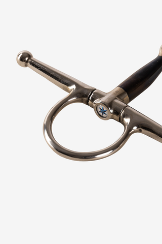 Full Cheek Bit Enkel Gebroken Sweet Iron 16mm