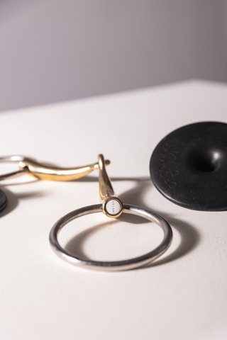 Einfach gebrochenes Gebiss lose Ringe Sweet Copper 14mm
