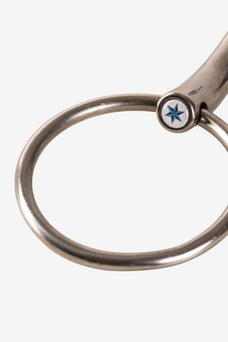Lose Ringe doppelt gebrochen Edelstahl 14mm