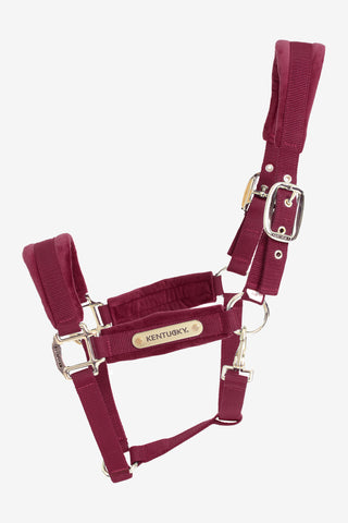 Velvet Halter Bordeaux