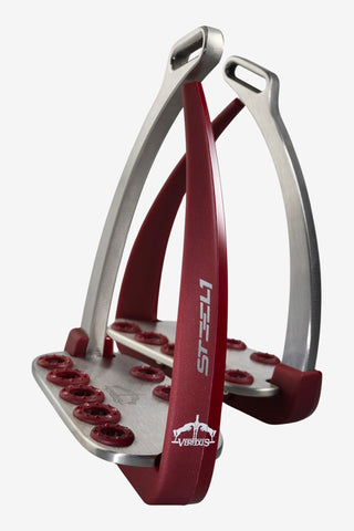 Veiligheidsbeugel Steel1 Wit Bordeaux/Zilver