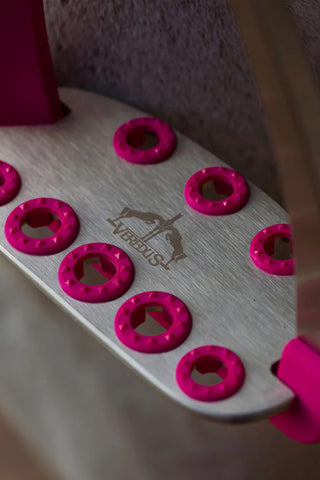 Sikkerhedsstigbøjle Steel1 Hvid Pink/Sølv